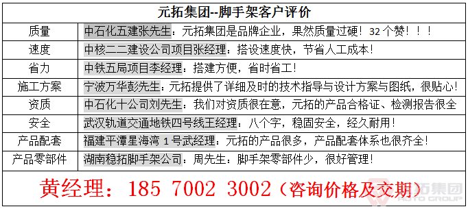 新型腳手架和普通腳手架有哪些區(qū)別呢？